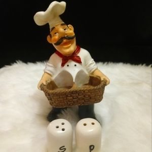 Vintage Chef Salt & Pepper Shakers